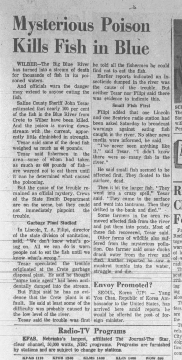 Fish poisoning - Sept 6, 55, LJS